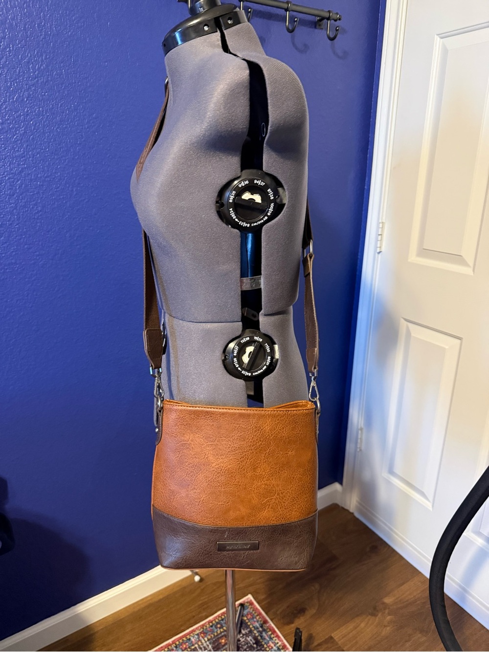 NWOT Montana West Two-Tone Brown Crossbody Bag